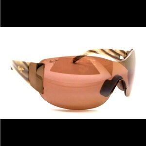 MAUI JIM KULA SUNGLASSES Gloss Copper w/ Rose Polarized Lens MJ 514…